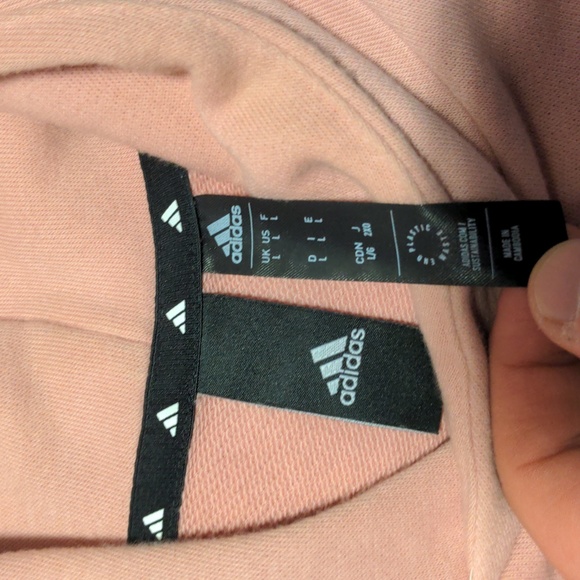 Adidas Hoodie, Size L - Picture 2 of 4